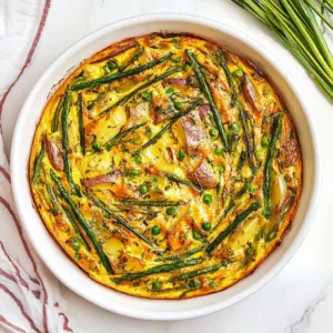 Spring Vegetable and Potato Frittata