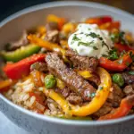 Steak Fajita Rice Bowls