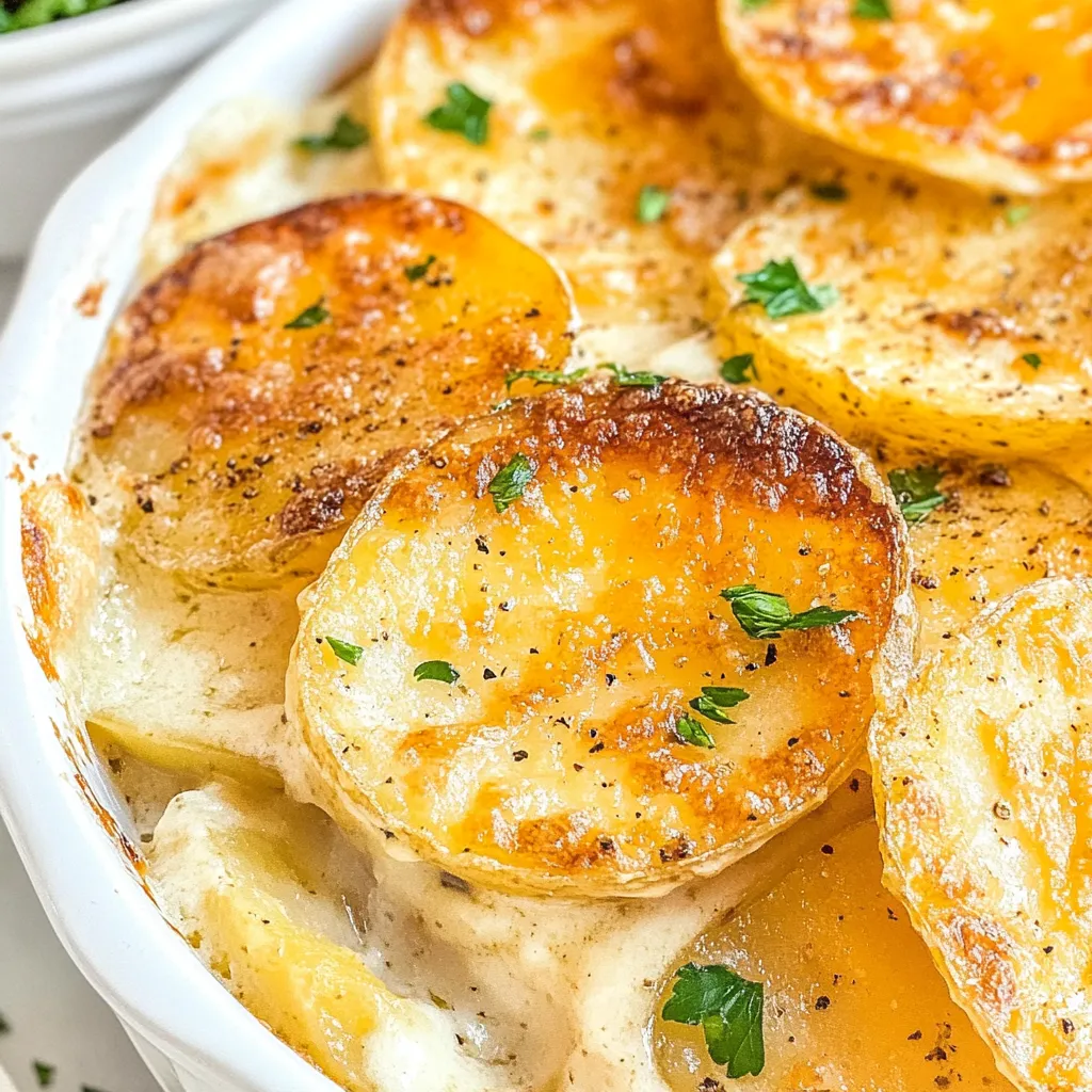 Steakhouse Scalloped Potatoes