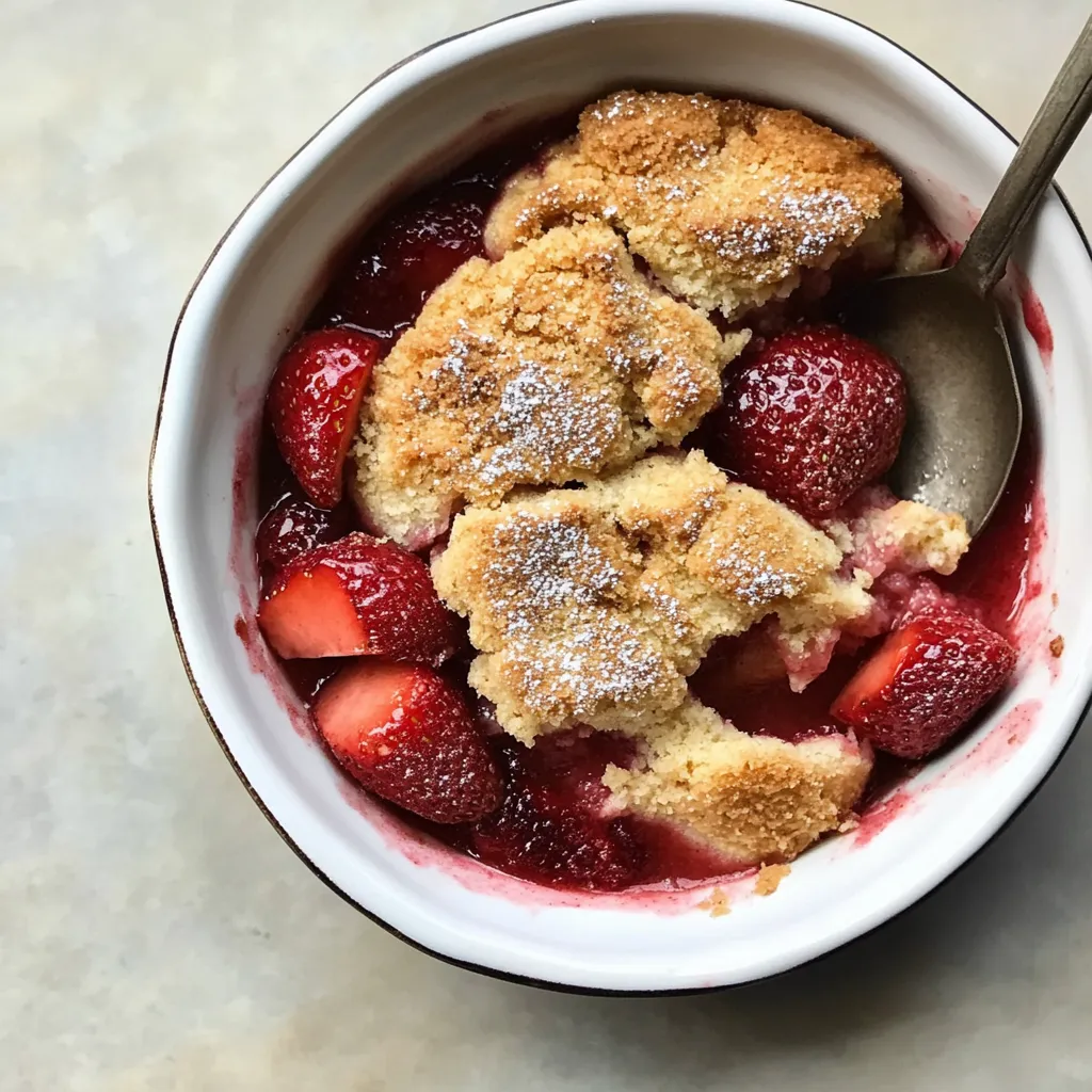 Strawberry Cobbler