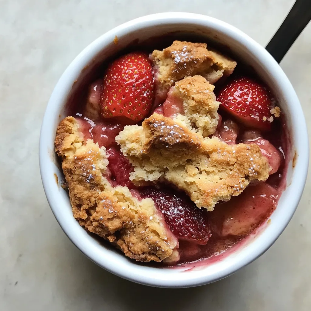 Strawberry Cobbler