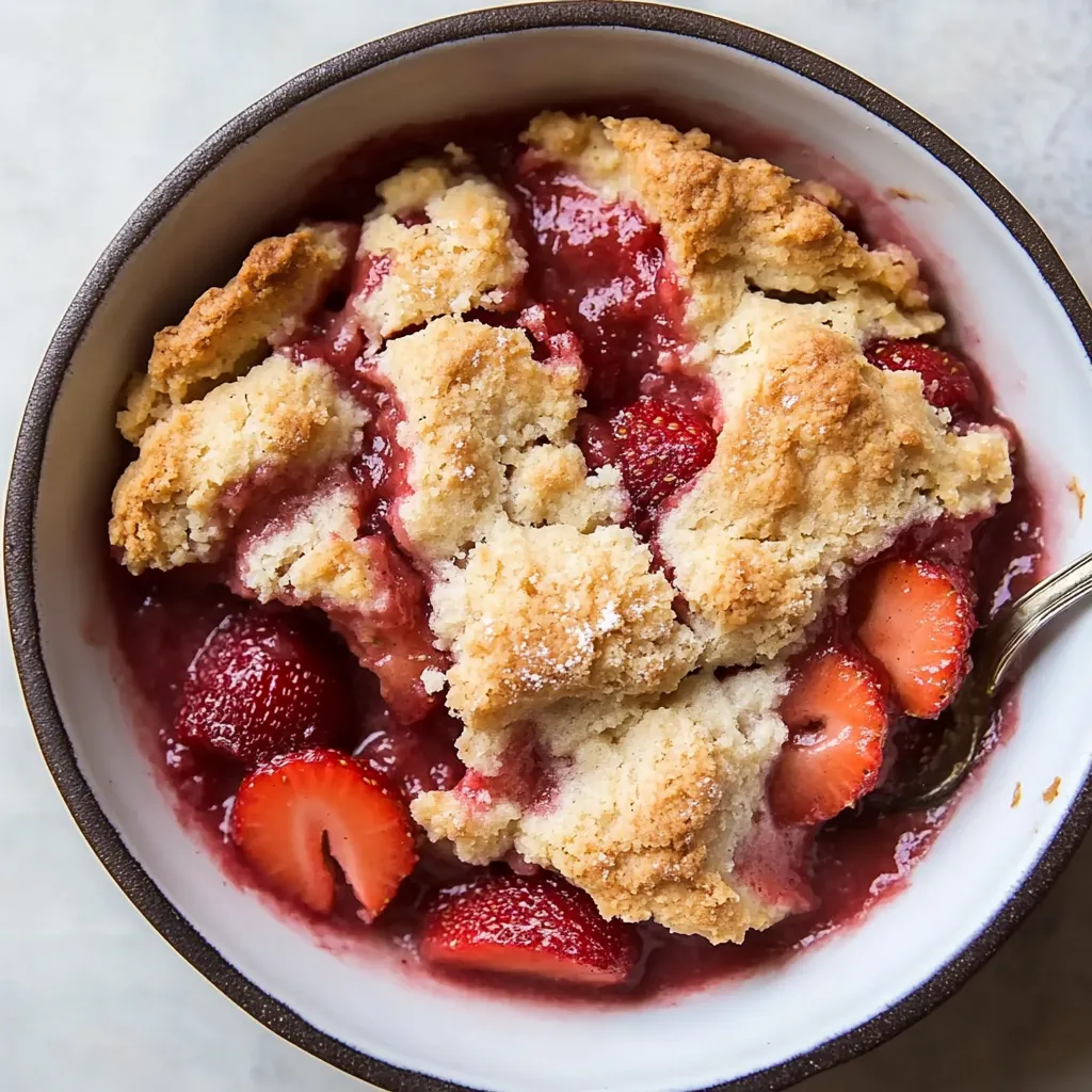 Strawberry Cobbler