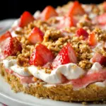 Strawberry Cream Cheese Crumble Tart