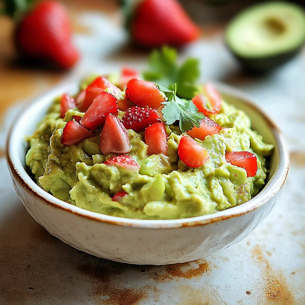 Strawberry Guacamole