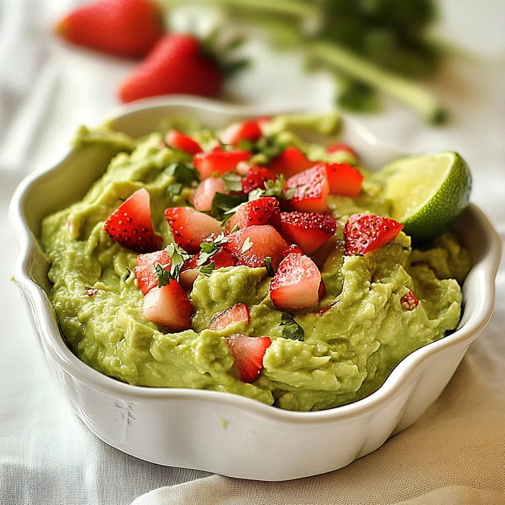 Strawberry Guacamole
