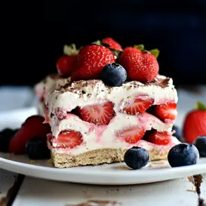 Strawberry Icebox Cake