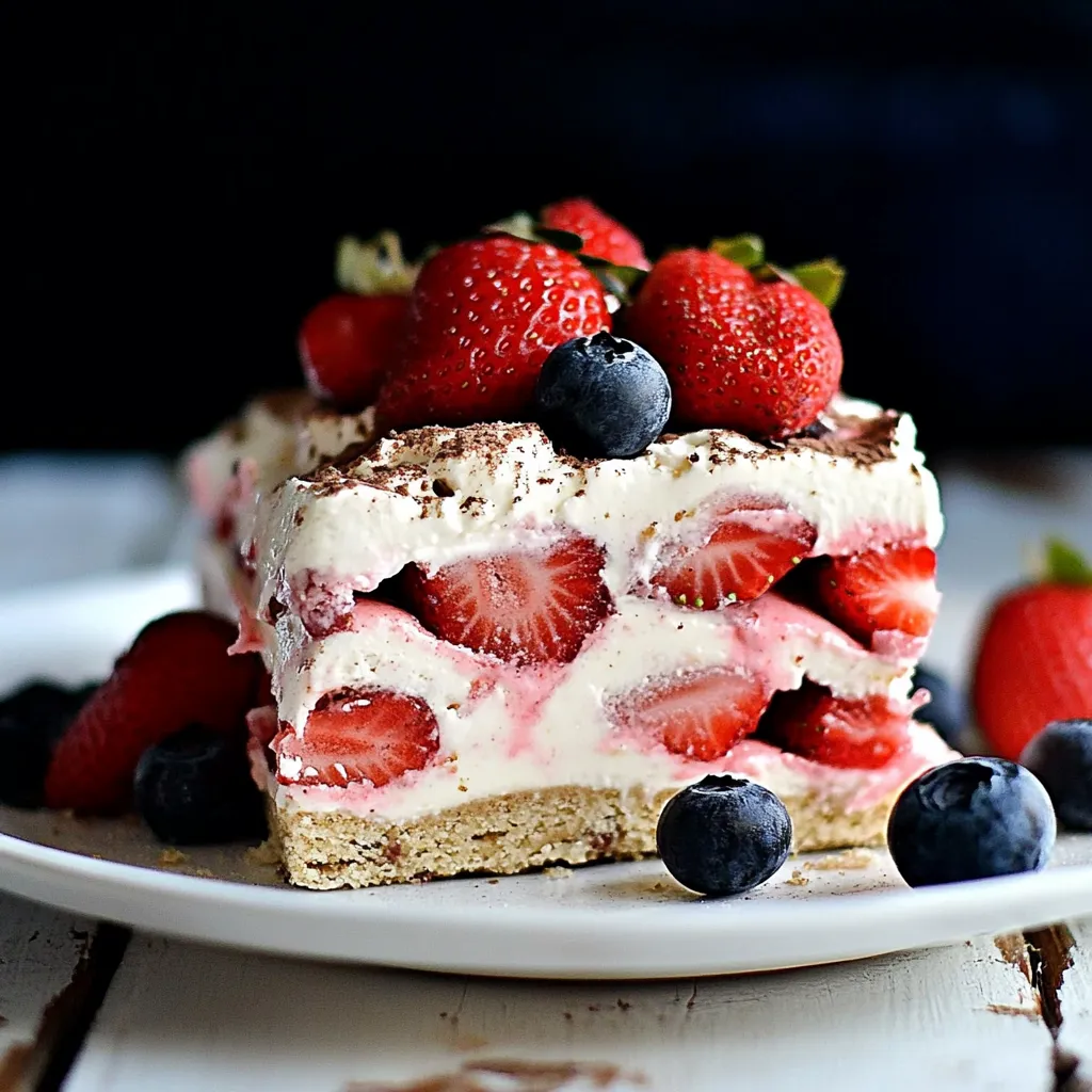 Strawberry Icebox Cake