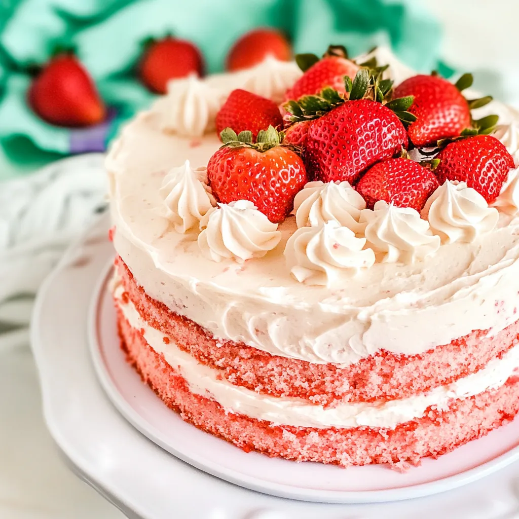 Strawberry Layer Cake