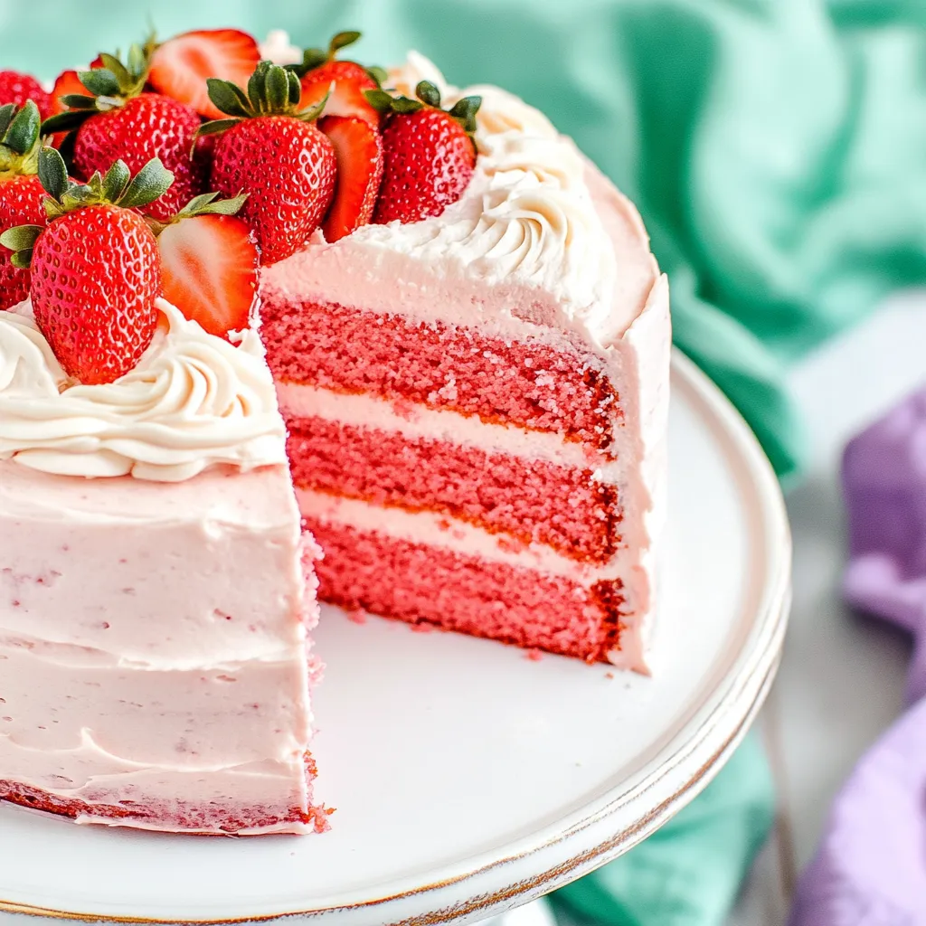 Strawberry Layer Cake