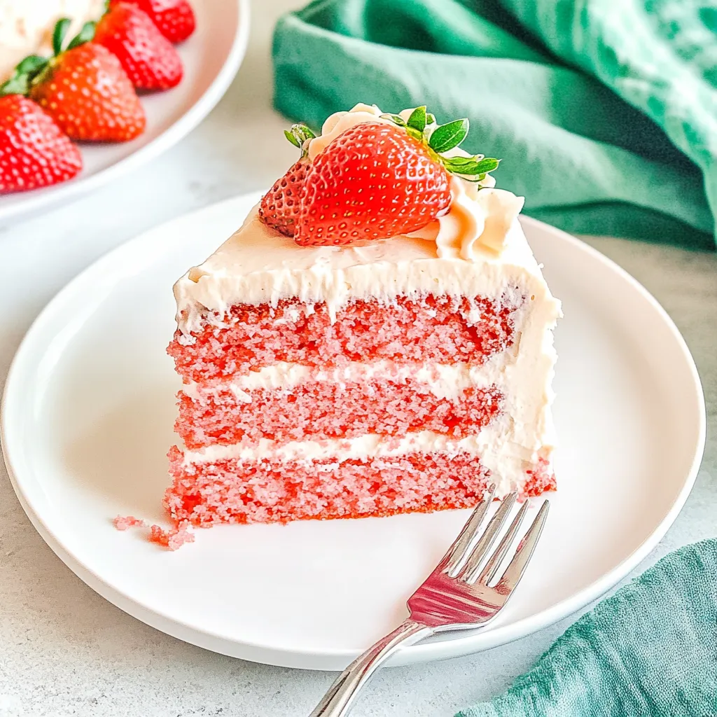 Strawberry Layer Cake