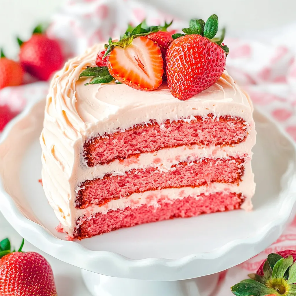 Strawberry Layer Cake