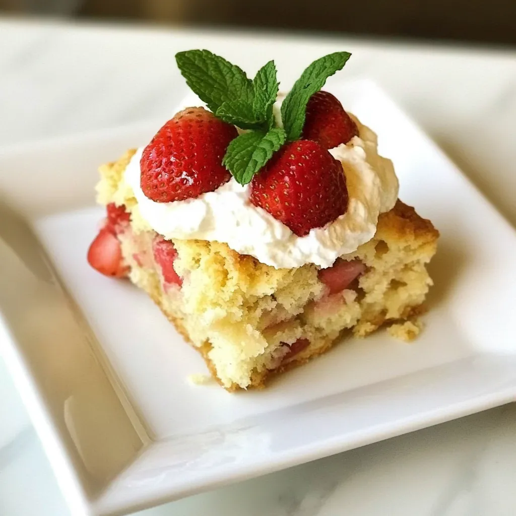 Strawberry Rhubarb Shortcake
