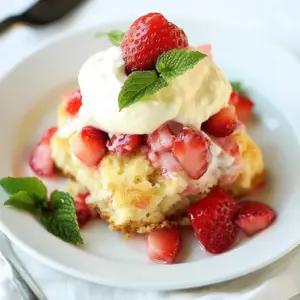 Strawberry Rhubarb Shortcake