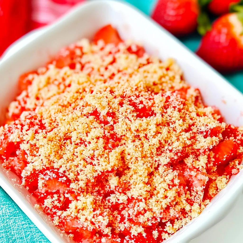 Strawberry Shortcake Crumbs