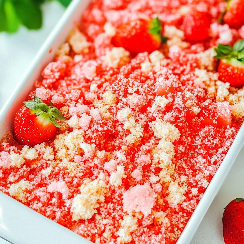 Strawberry Shortcake Crumbs