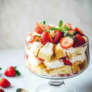 Strawberry Shortcake Trifle