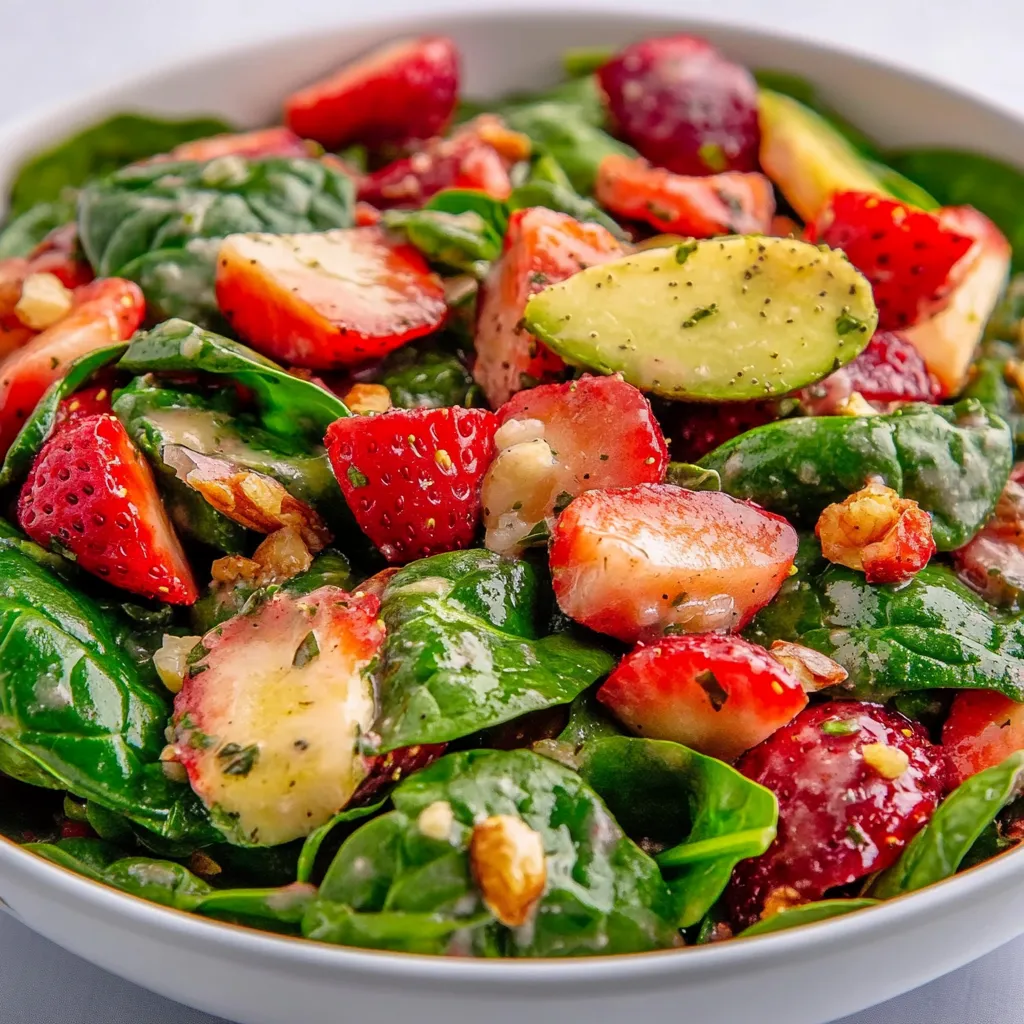 Strawberry Spinach Salad