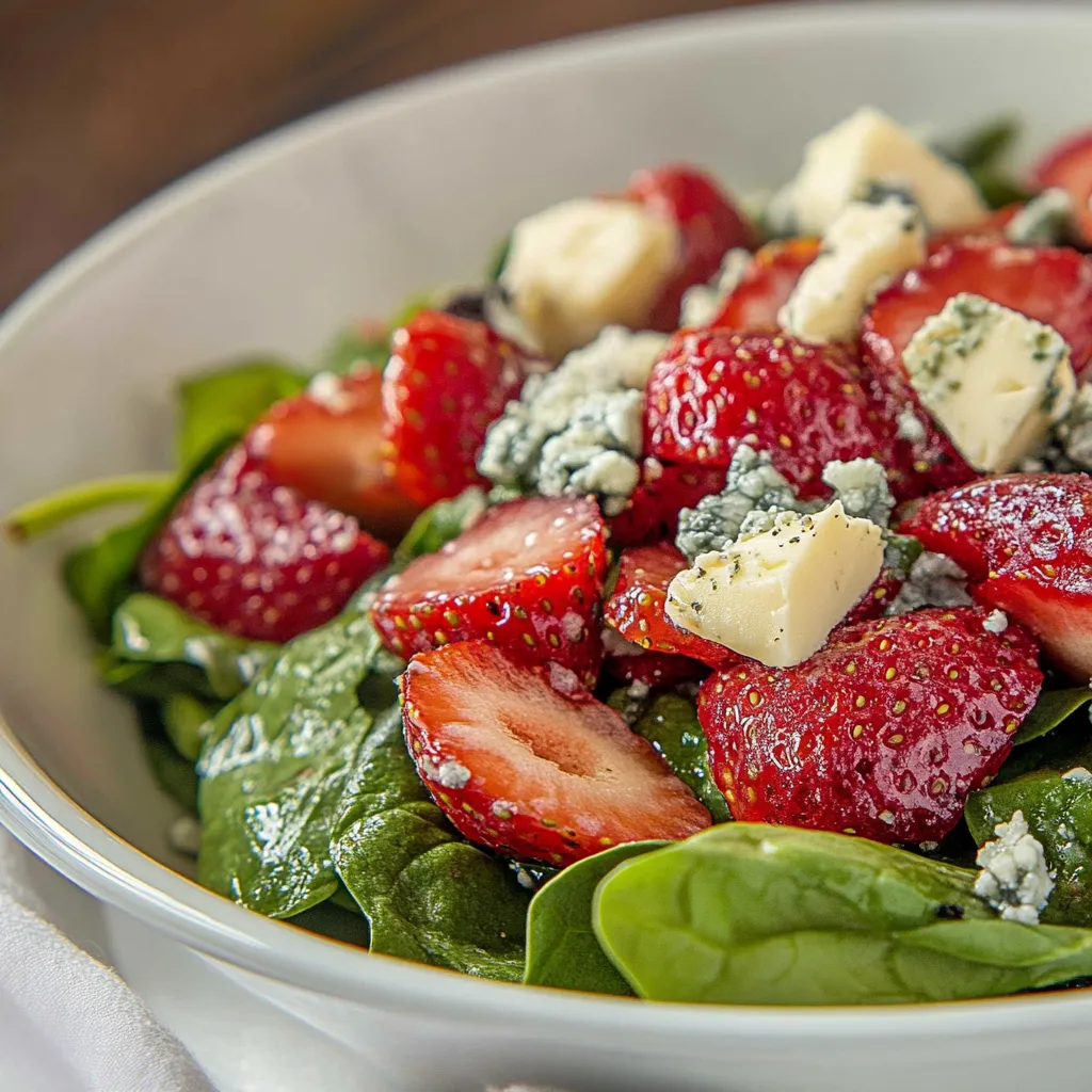 Strawberry Spinach Salad