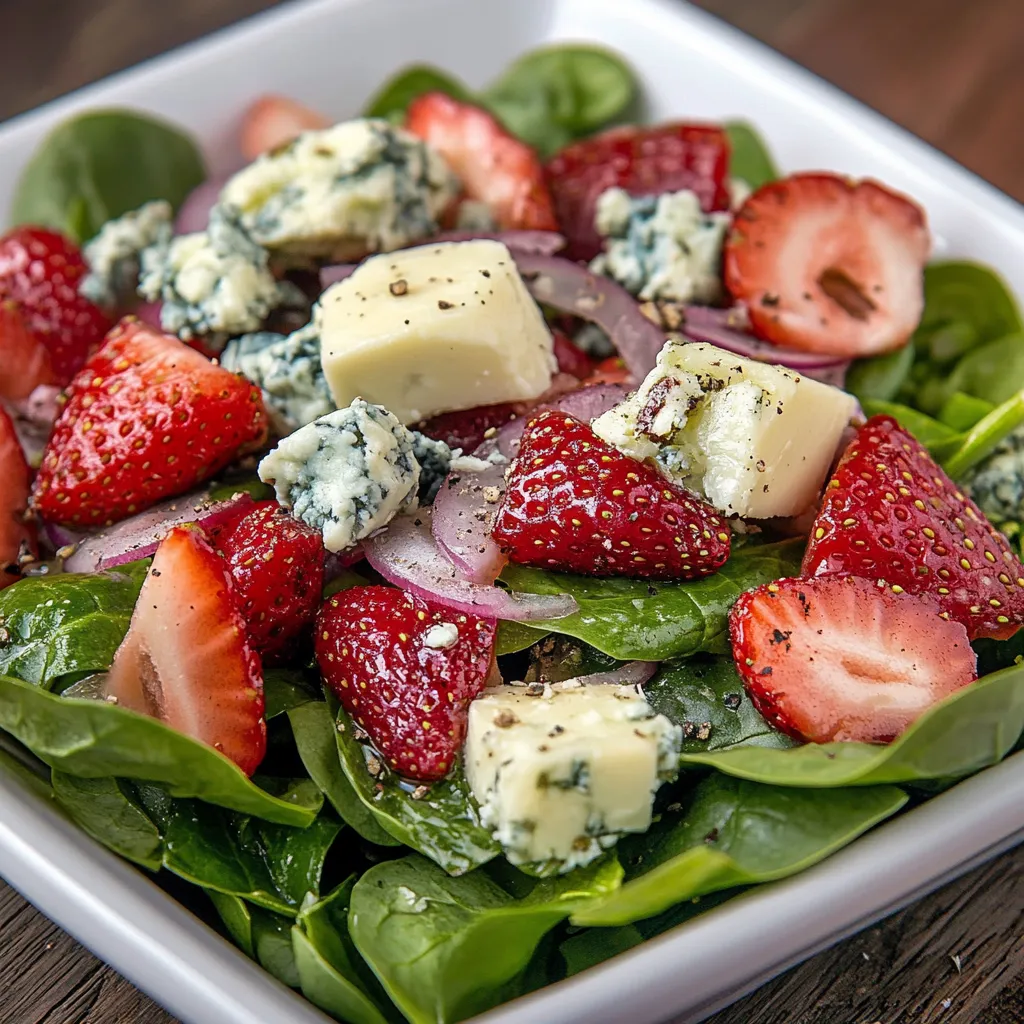 Strawberry Spinach Salad