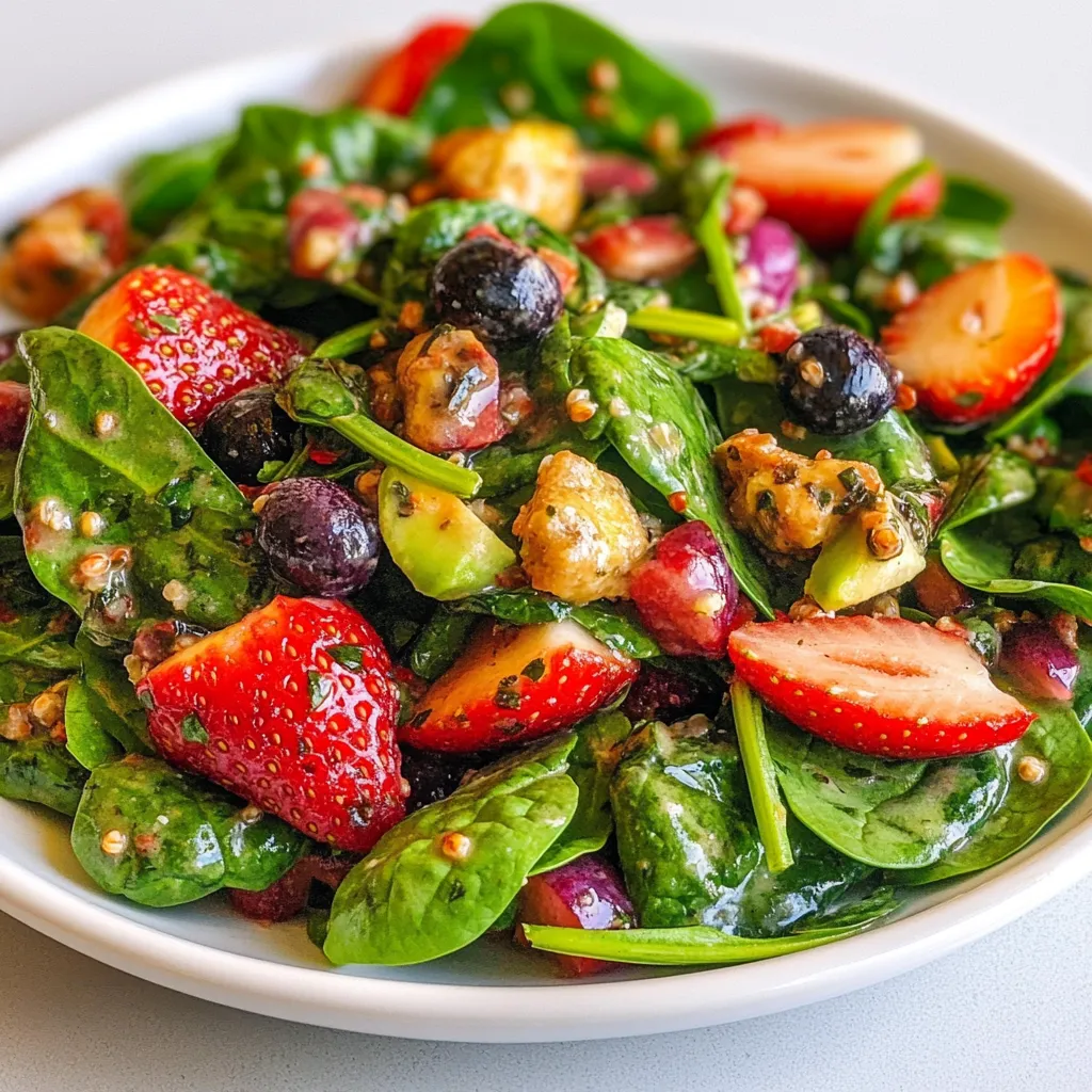 Strawberry Spinach Salad