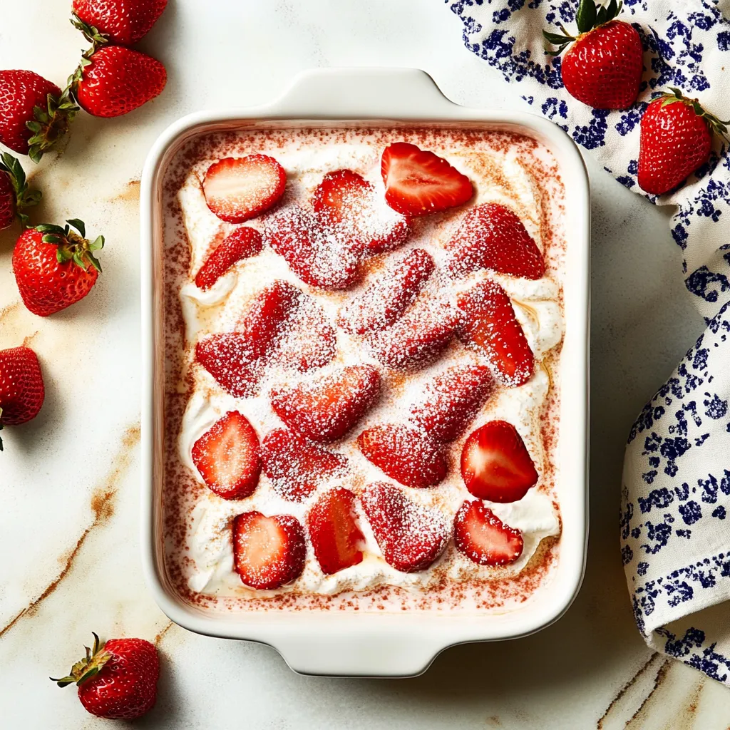 Strawberry Tiramisu