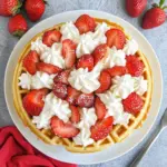 Strawberry Waffle Cake