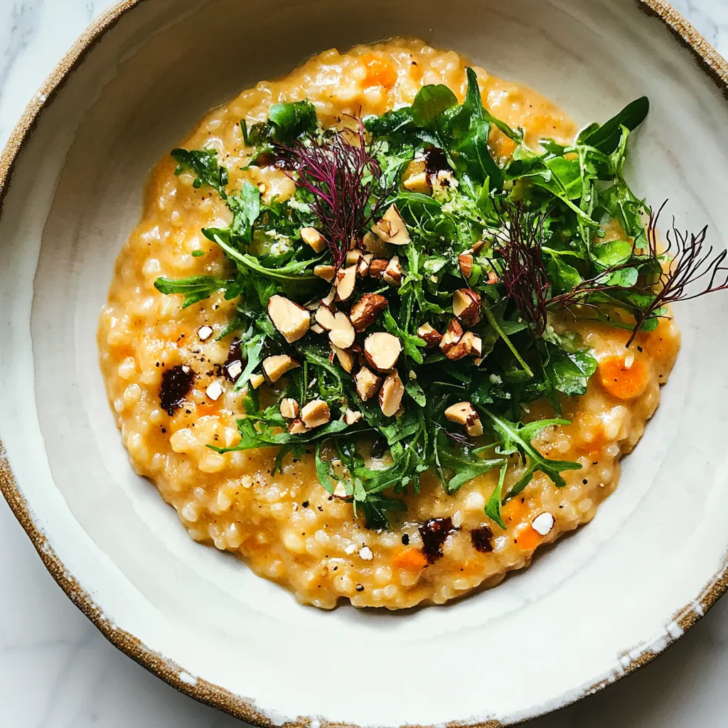 Sunflower Carrot Risotto
