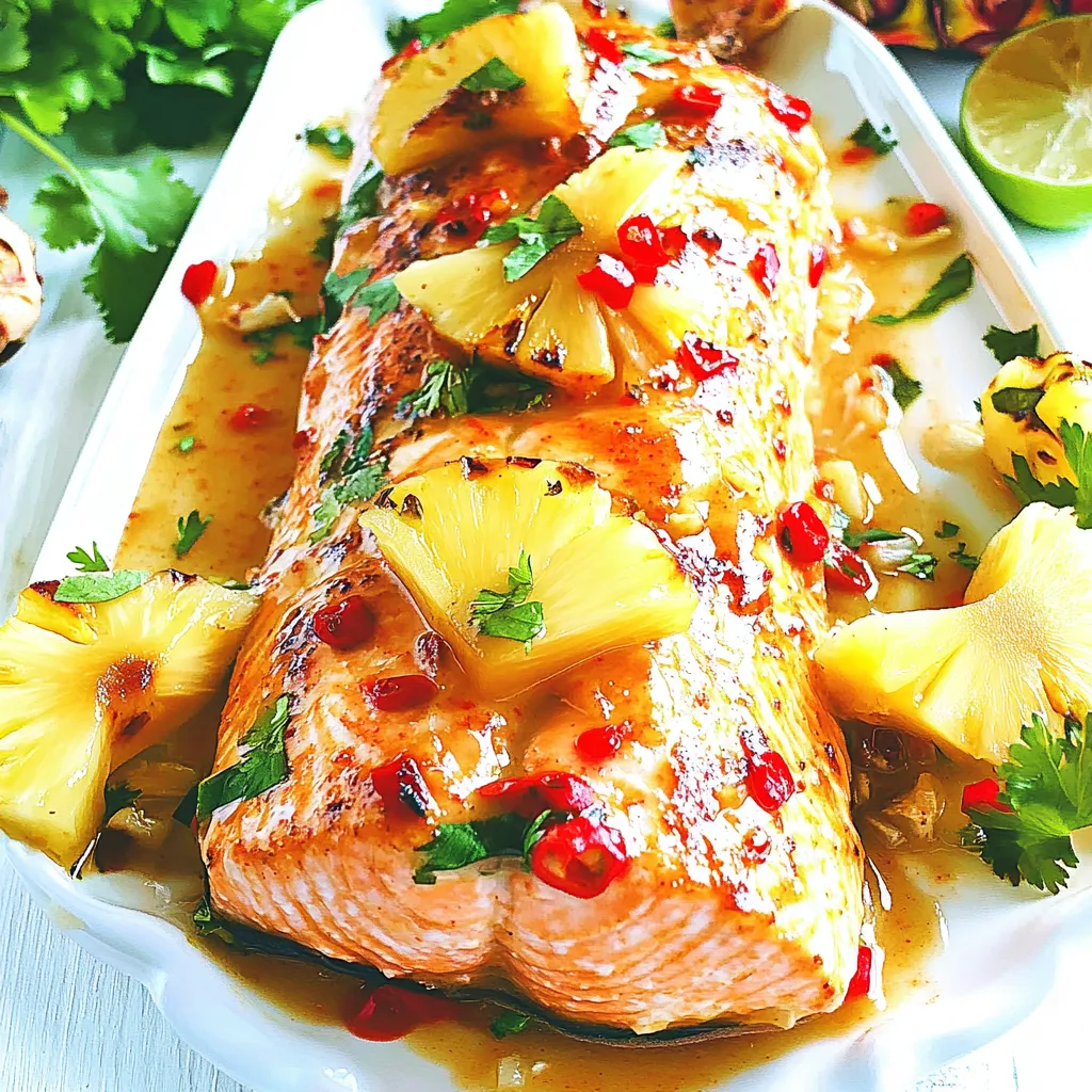 Sweet Chili Pineapple Salmon