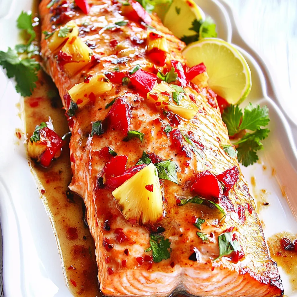 Sweet Chili Pineapple Salmon