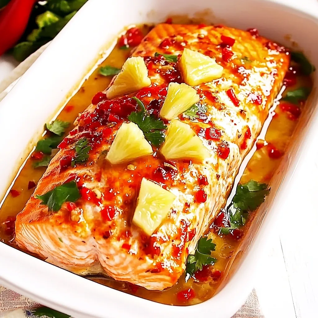 Sweet Chili Pineapple Salmon