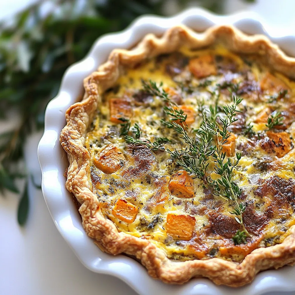 Sweet Potato Quiche