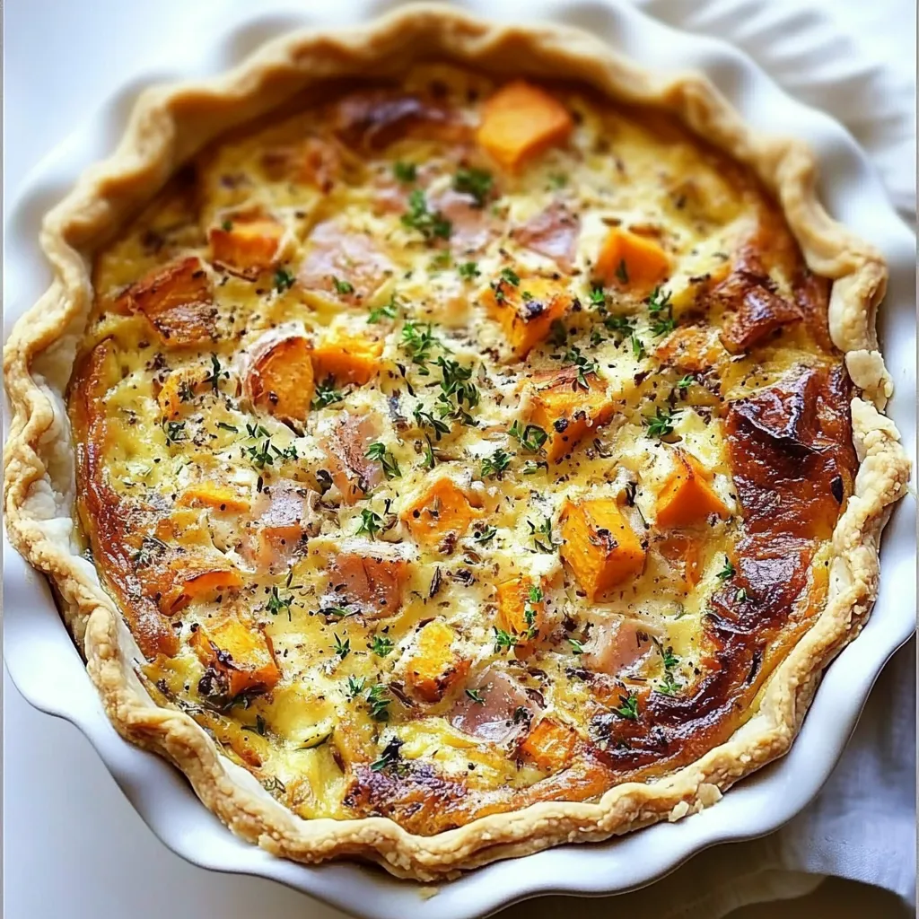 Sweet Potato Quiche