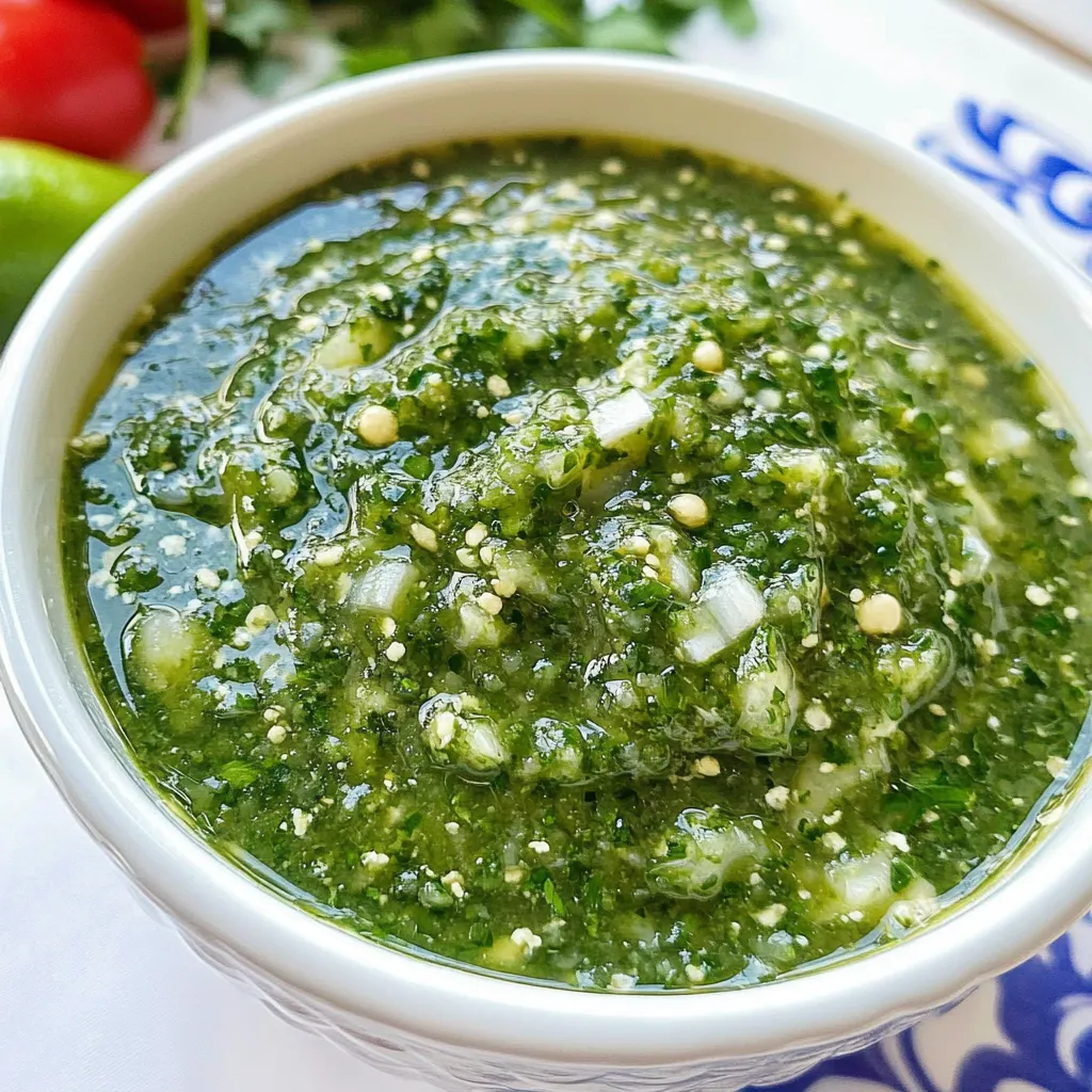 Sweet Salsa Verde