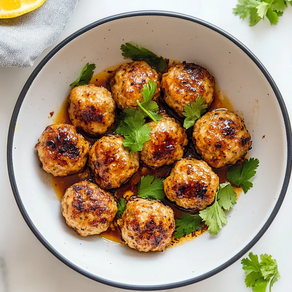 Teriyaki Chicken Meatballs