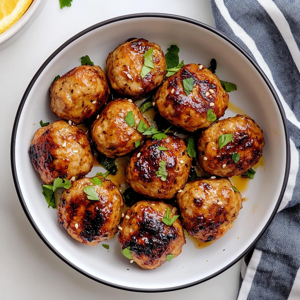 Teriyaki Chicken Meatballs