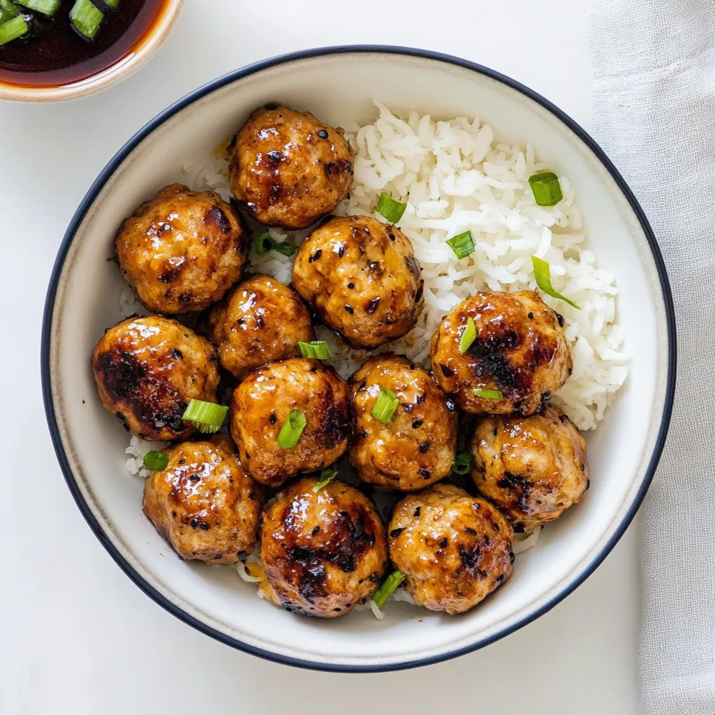 Teriyaki Chicken Meatballs