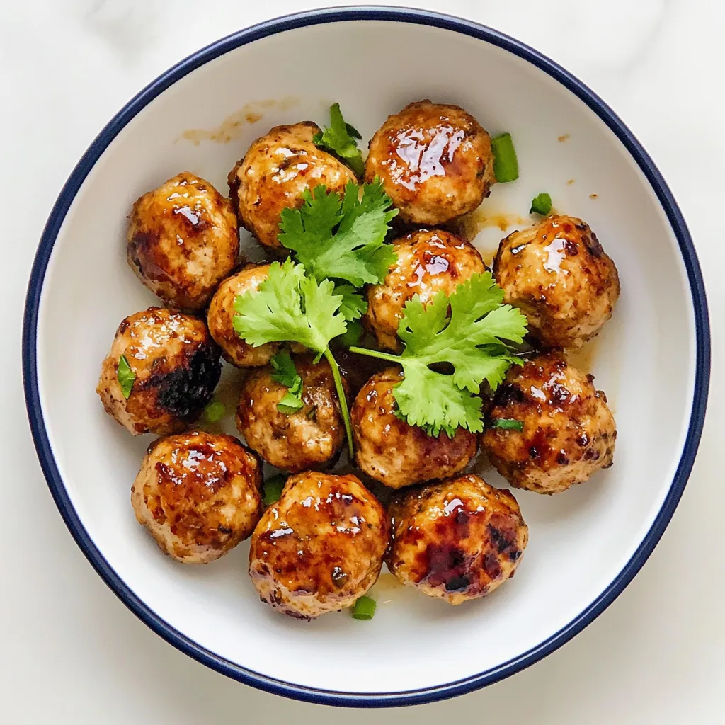 Teriyaki Chicken Meatballs