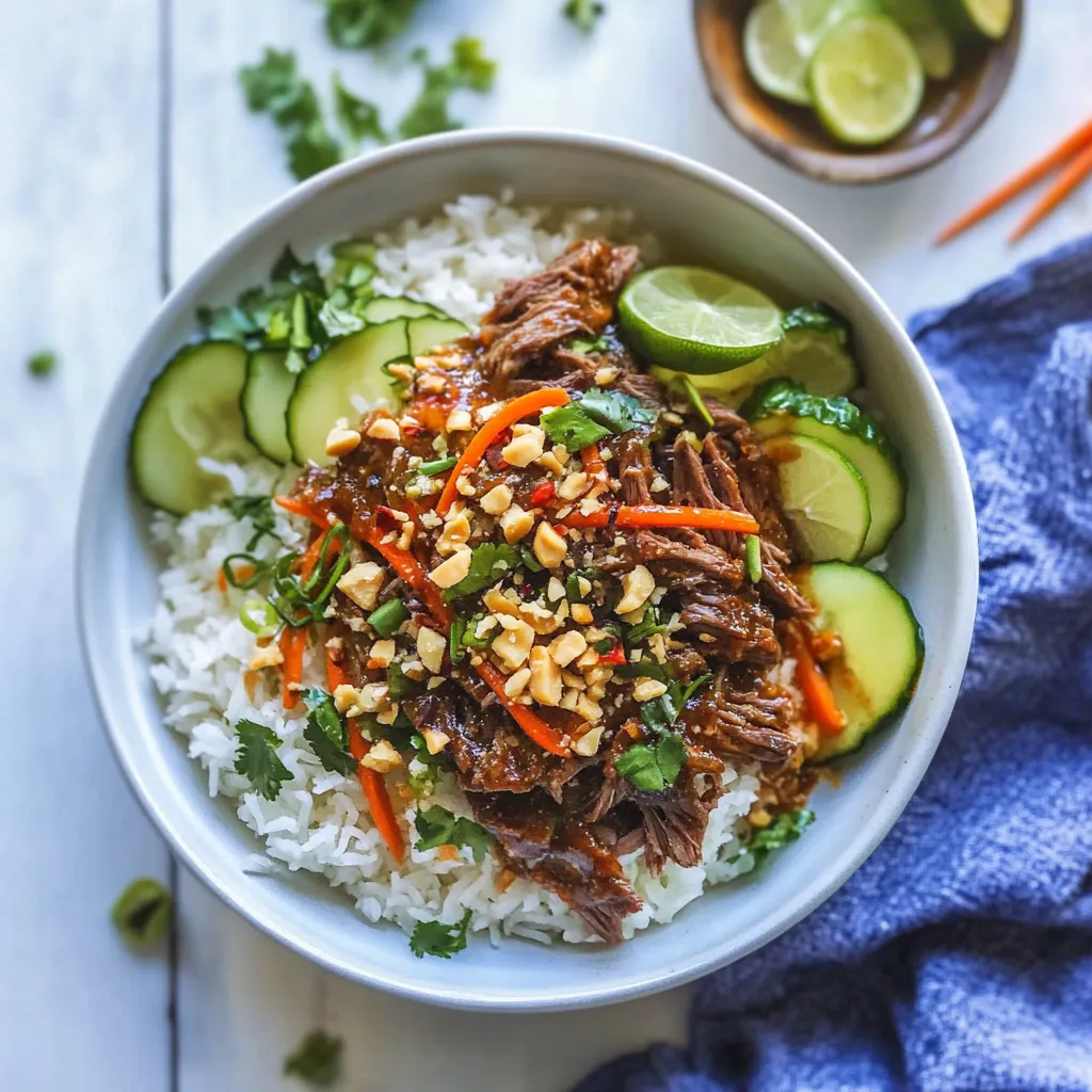Thai Style Beef Bowls