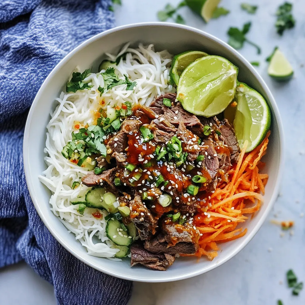 Thai Style Beef Bowls