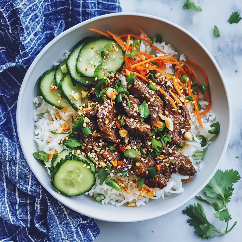 Thai Style Beef Bowls