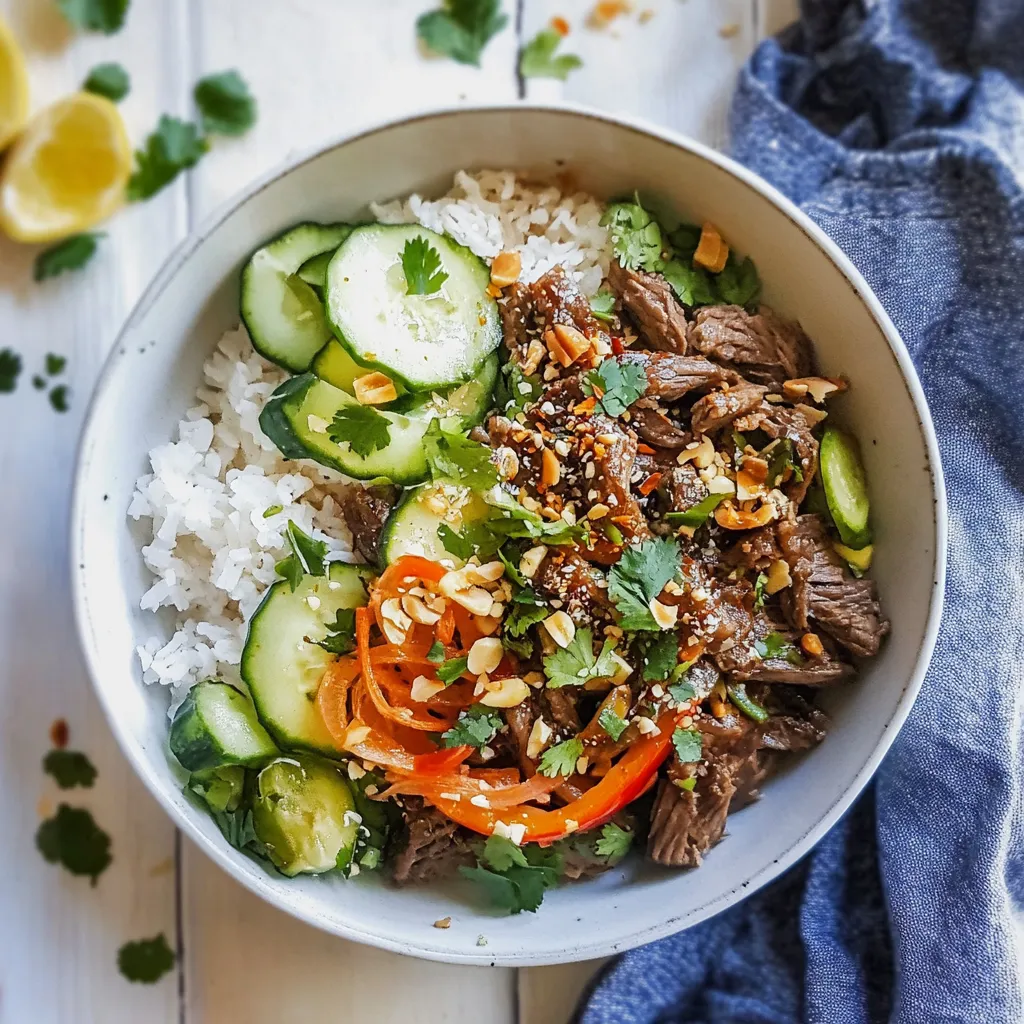 Thai Style Beef Bowls