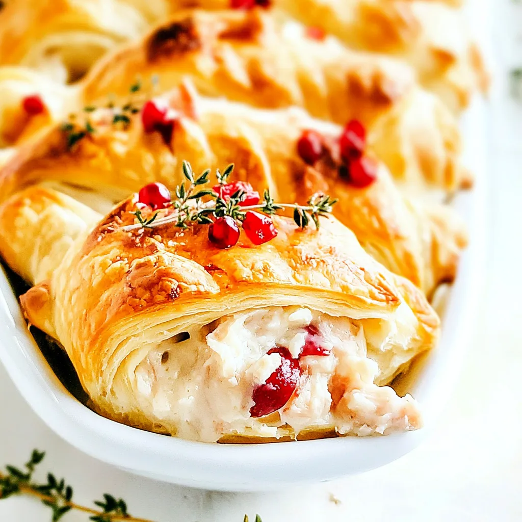 Thanksgiving Leftovers Turkey Crescent Rolls