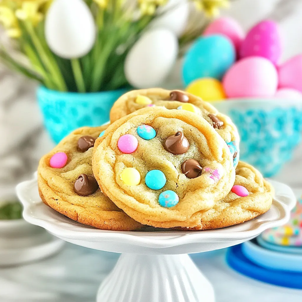 Easter Chocolate Chip Cookies