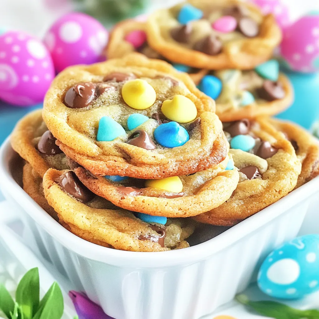 Easter Chocolate Chip Cookies