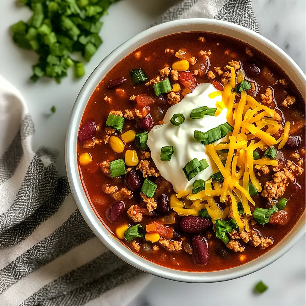 Healthy Turkey Chili