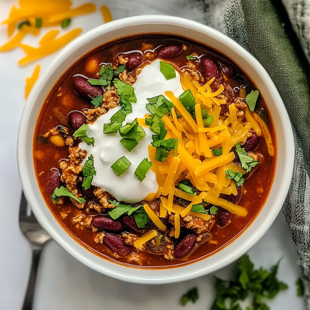 Healthy Turkey Chili