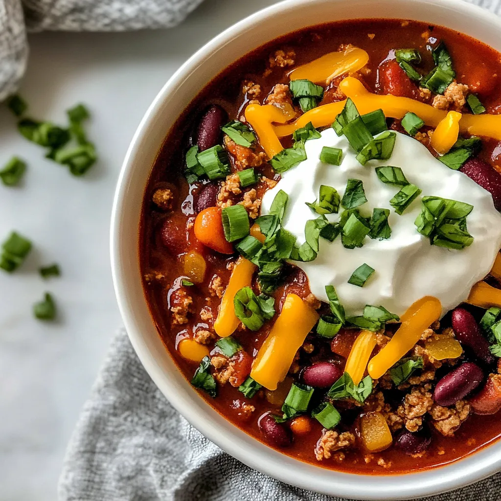 Healthy Turkey Chili
