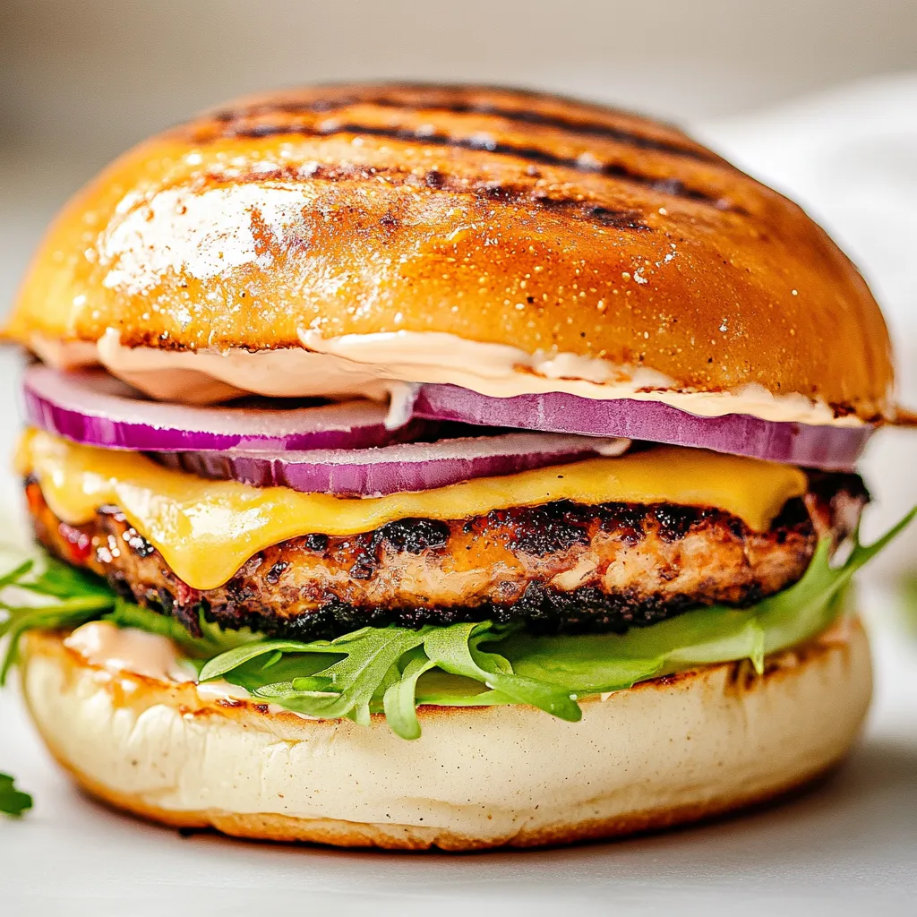 Ground Chicken Burgers