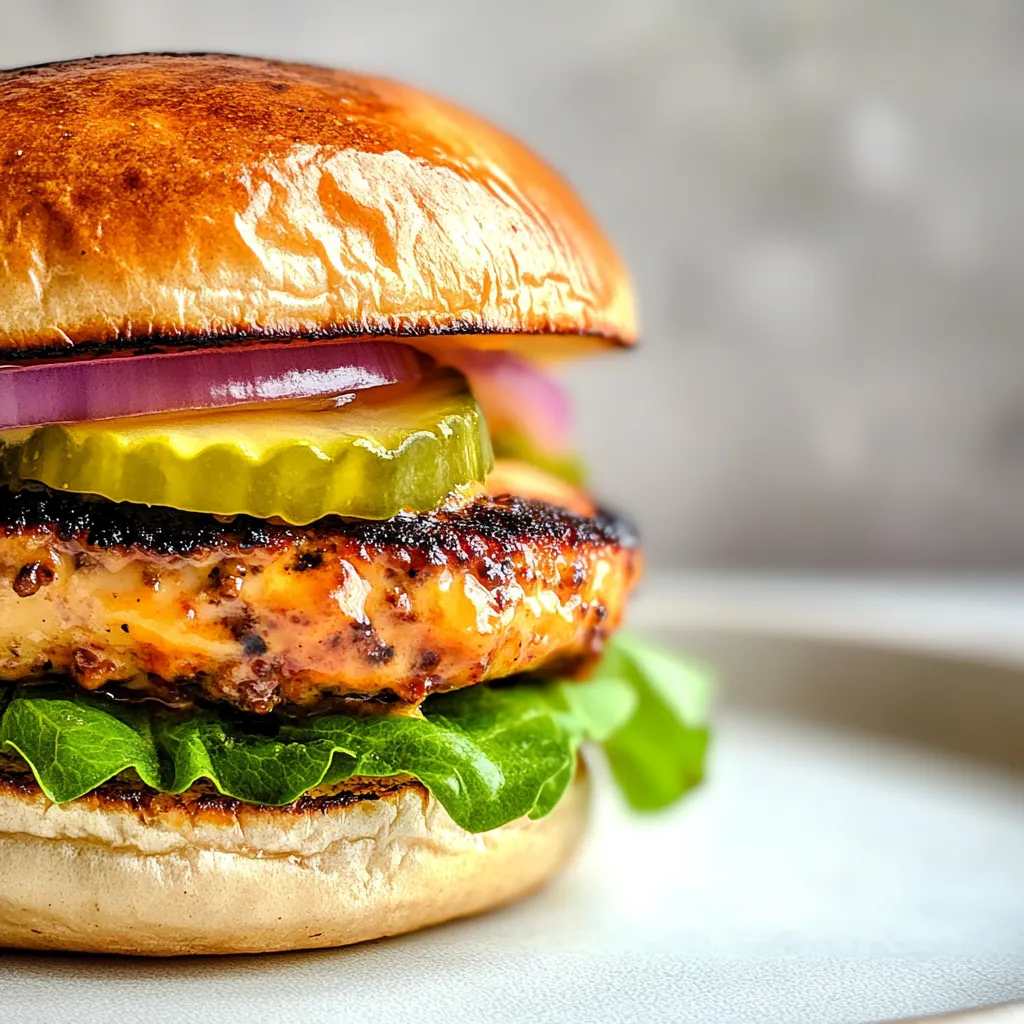 Ground Chicken Burgers