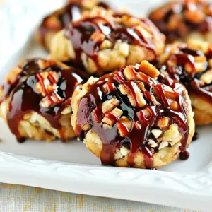 Turtle Thumbprint Cookies